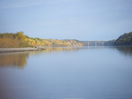 picture of the river at nipawin