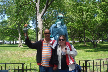 Jeanne & Phil on our fun NYC day