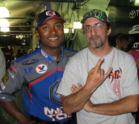 me and Antron Brown, also from N.B.C.