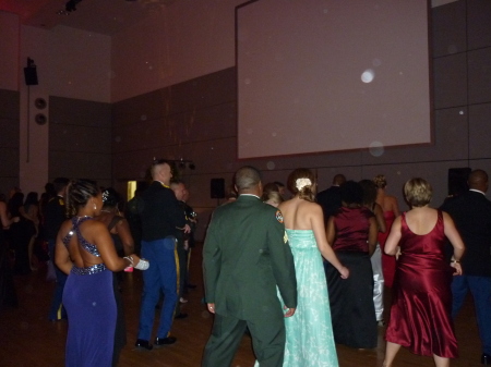 It wouldn't be a dance without line dancing.