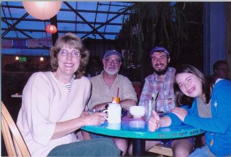 Fisher family on vacation in Oregon, 2007