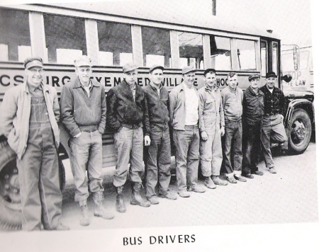 MHS bus drivers  1956-1957 school year