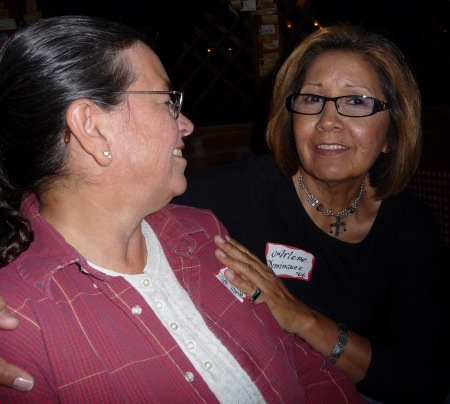 ruth schaller and arlene dominguez '66