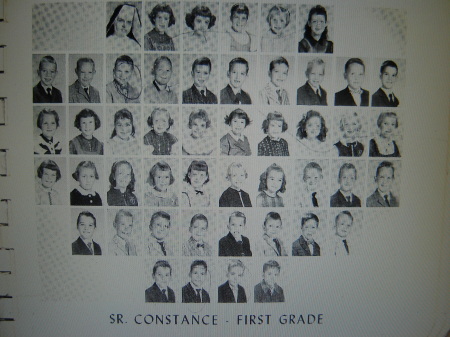 Sr. Constance-1st grade, taken 1961