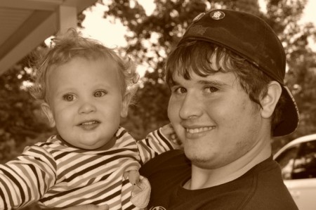 My oldest and  my nephew