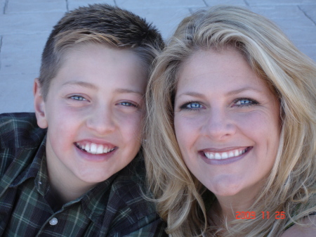 My son and I Nov 2009