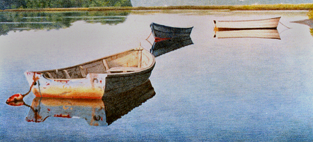 Row Boats Stony Brook Harbor