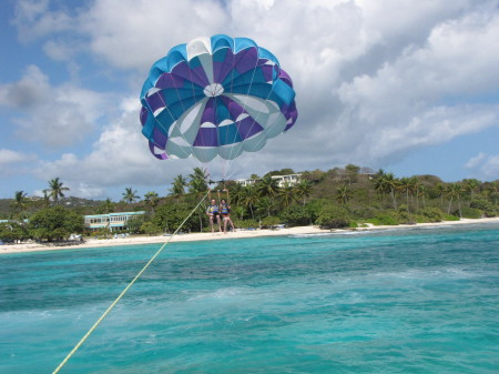 Parasailing St. Thomas 2009