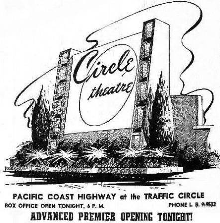 Drawing of the Circle Drive-in