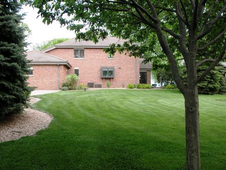 Our house from the back yard...