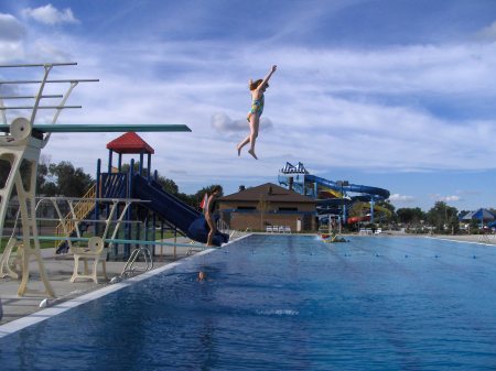 Laurie at the Aberdeen Aquatic Center