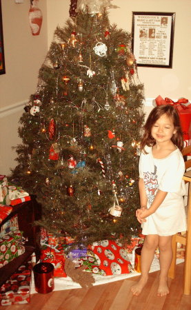 Natalie by the tree