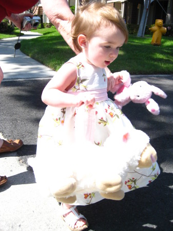 Mia (16mo.) Our youngest granddaughter Easter