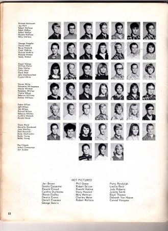 Cajon Valley Jr High School pictures 1967-1968