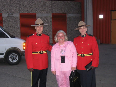 Vickie and the Royal Canadian Police