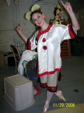 Alyssa as a Chinese Doll in Nutcracker 2008