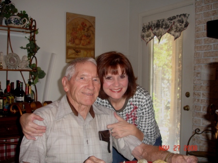 Dad and me - Thanksgiving 2008
