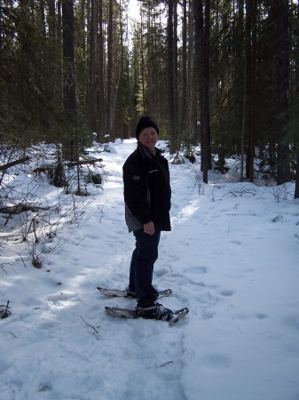 Snowshoeing in Jasper