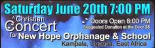 June 20th, 2009 Concert for New Hope Orphanage