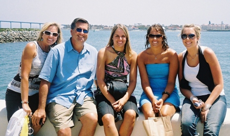 The fam on vacation in San Diego