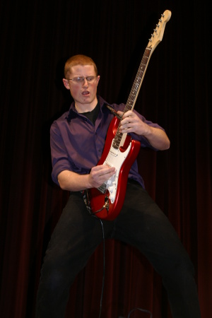 My son Eric at his high school's talent show!