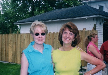 Peggy and I at my family reunion, 2003