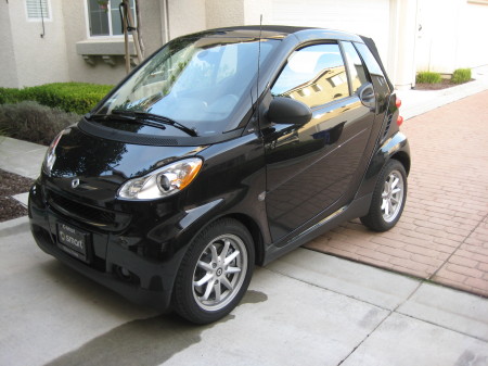 My new car! A 2009 SMART Cabriolet!