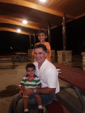 my brother Brent with his nephews