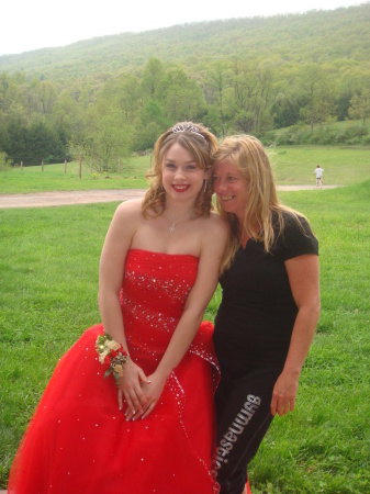 Me and my daughter before her prom