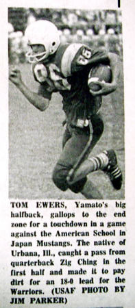 Tom Ewers 1969 Football