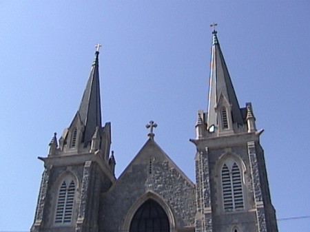 West Utica's Holy Trinity's grand spires