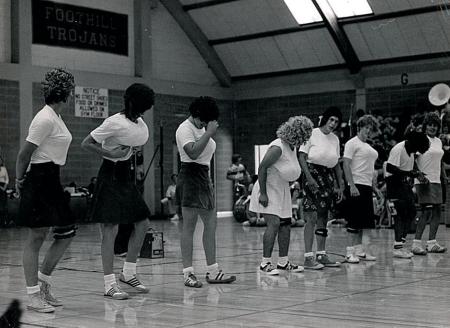 Powder-puff cheerleading