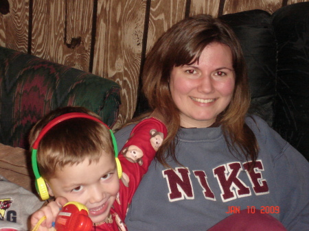 My other Daughter Rachel & one of her son Gage