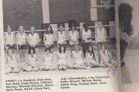 1977 Badminton Team