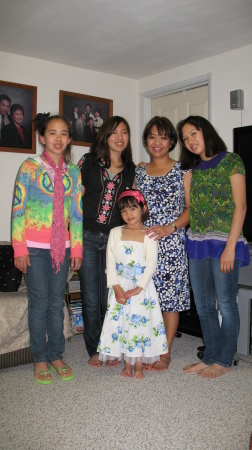 My girls and I on Mother's Day 2009