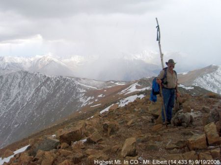 Mt. Elbert (14,433 ft), CO 9/19/08