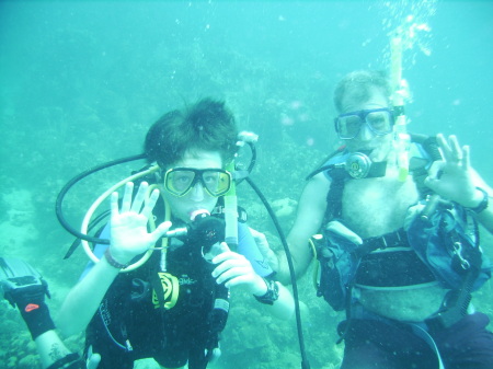 Diving with Alexander