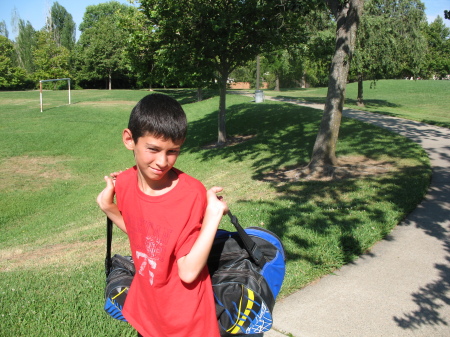 Mason - Tennis Camp 2009