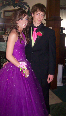 Kara and Caleb Sargents Prom 2009