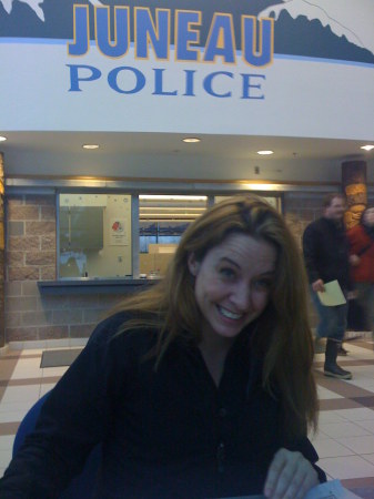 Sittin at the cop shop