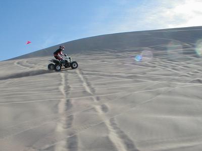 Riding at Dumont Sand Dunes