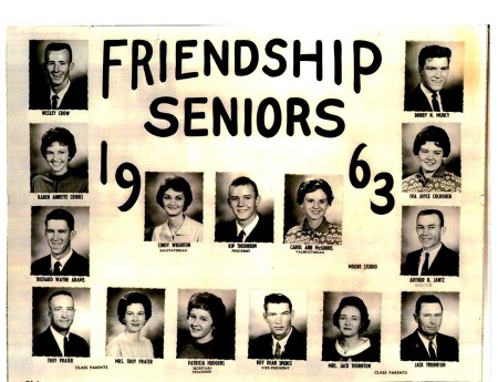 Friendship Graduating Class 1963