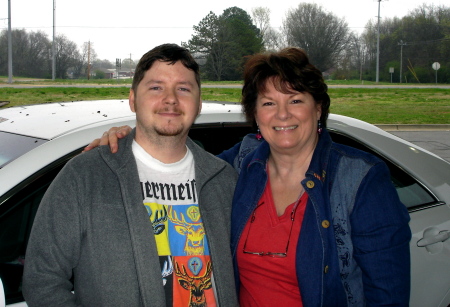 Son and me in Florence AL