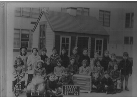 Nursey School Picture taken on the roof 1944