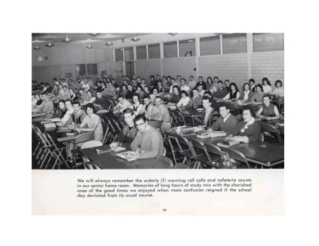 Class of '60 Senior Homeroom
