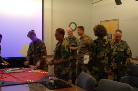 Military Cake Eating Exercise