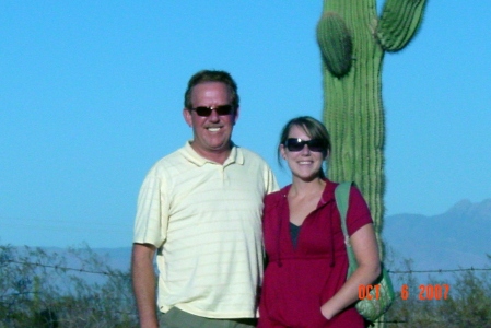 Joel and daughter Ellen in AZ 2007