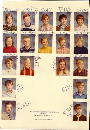 Elementary School MacArthur G-town 1971-72