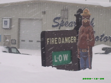 LOW fire danger!