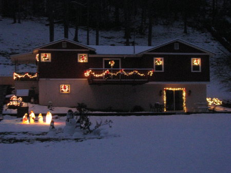 Christmas lights with a generator